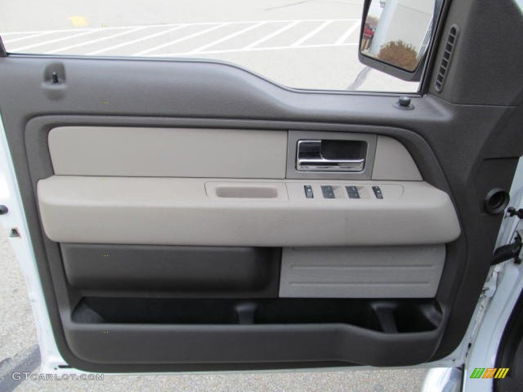 2010 F150 STX SuperCab 4x4 - Oxford White / Medium Stone photo #17