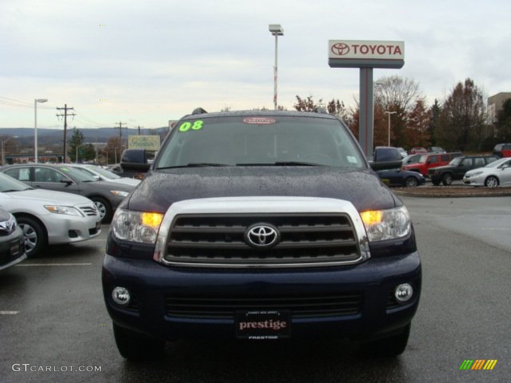 2008 Sequoia SR5 4WD - Nautical Blue Metallic / Graphite photo #2