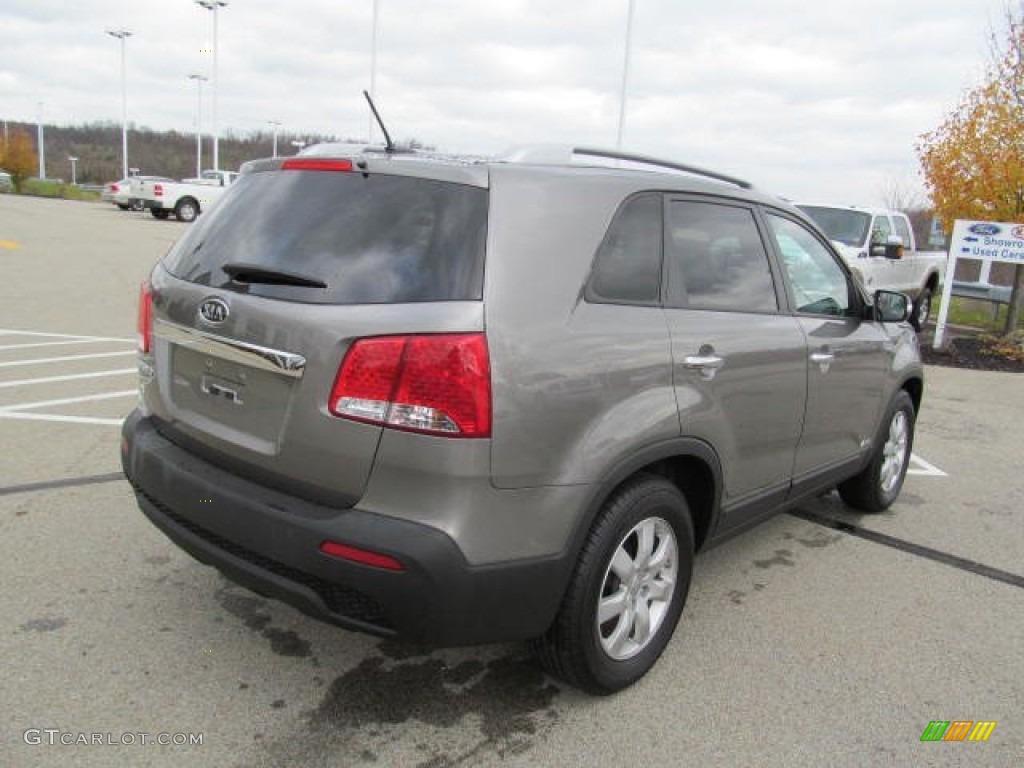 2012 Sorento LX V6 AWD - Titanium Silver / Gray photo #10