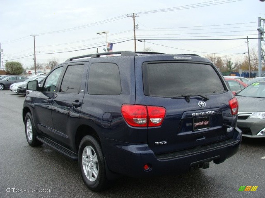 2008 Sequoia SR5 4WD - Nautical Blue Metallic / Graphite photo #4