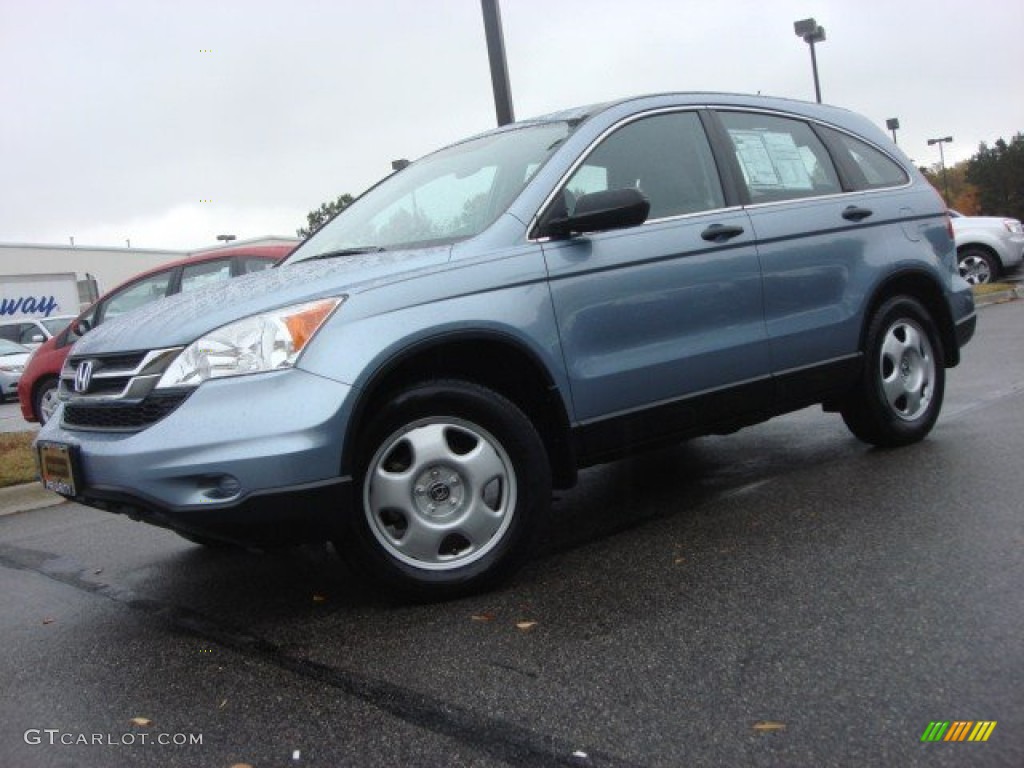 2010 CR-V LX - Glacier Blue Metallic / Gray photo #2