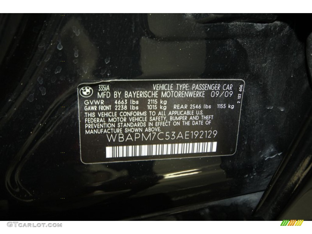 2010 3 Series 335i Sedan - Jet Black / Saddle Brown Dakota Leather photo #9