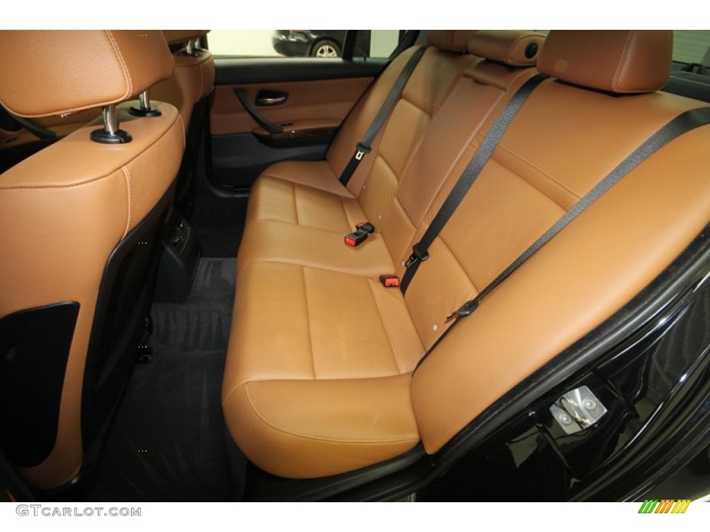 2010 3 Series 335i Sedan - Jet Black / Saddle Brown Dakota Leather photo #14