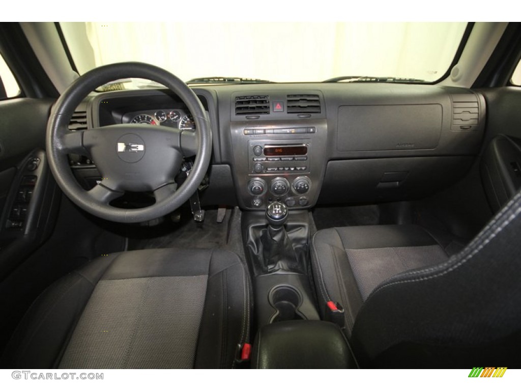 2008 Hummer H3 Standard H3 Model Ebony Black Dashboard Photo #73527663