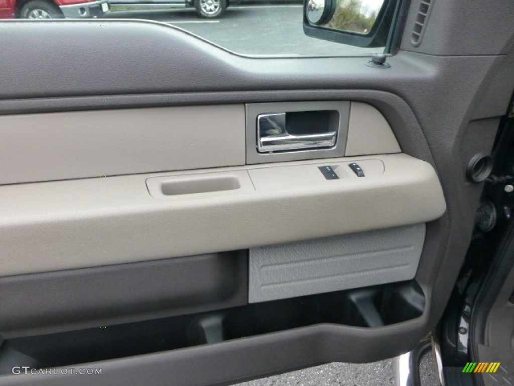 2010 F150 STX Regular Cab 4x4 - Tuxedo Black / Medium Stone photo #10