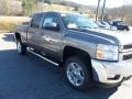 2013 Mocha Steel Metallic Chevrolet Silverado 2500HD LTZ Crew Cab 4x4  photo #3