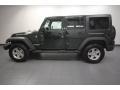 2012 Natural Green Pearl Jeep Wrangler Unlimited Rubicon 4x4  photo #2