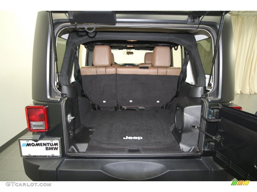 2012 Wrangler Unlimited Rubicon 4x4 - Natural Green Pearl / Black photo #32