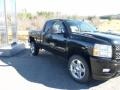 Black - Silverado 2500HD LTZ Extended Cab 4x4 Photo No. 3