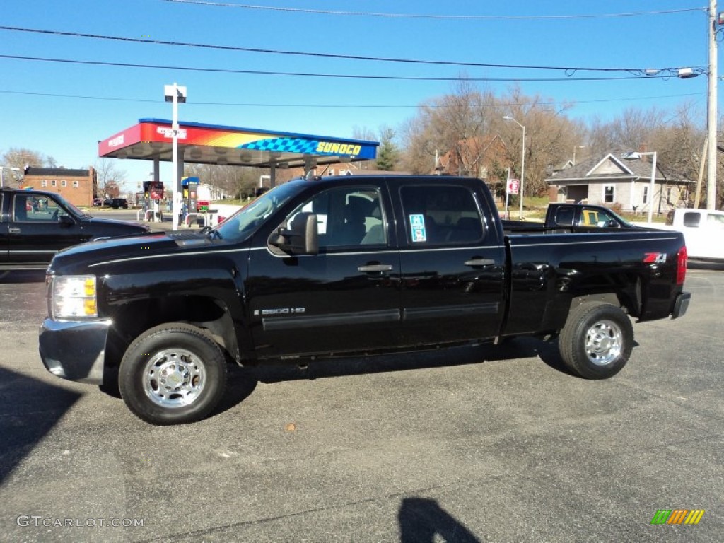 2009 Silverado 2500HD LT Crew Cab 4x4 - Black / Ebony photo #1