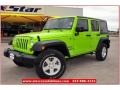 Gecko Green Pearl - Wrangler Unlimited Sport S 4x4 Photo No. 1
