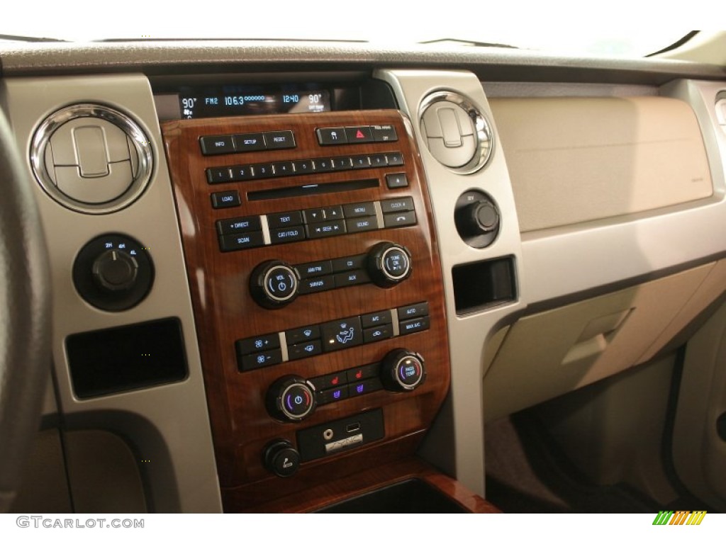 2010 F150 Lariat SuperCab 4x4 - Red Candy Metallic / Tan photo #15