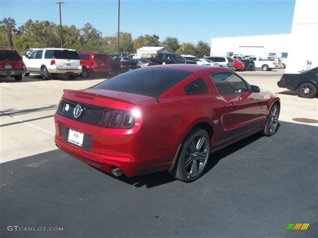 2013 Mustang V6 Coupe - Red Candy Metallic / Charcoal Black photo #7