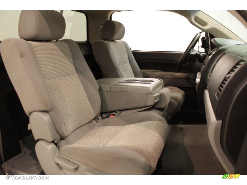 2010 Tundra Regular Cab 4x4 - Super White / Graphite Gray photo #10