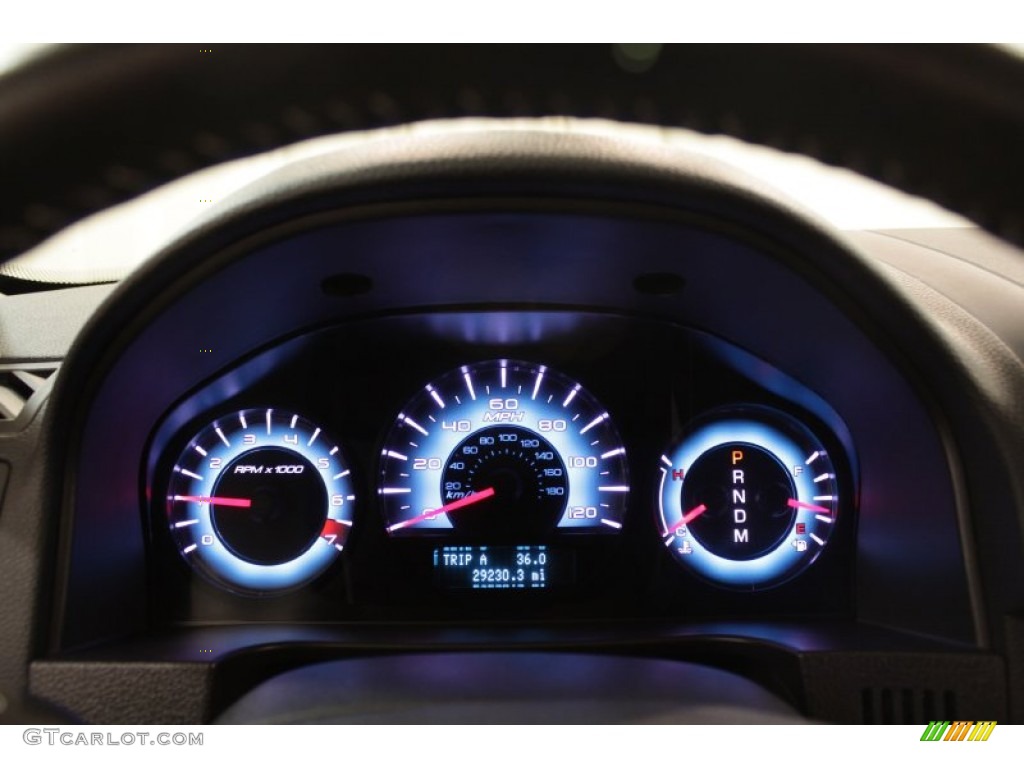 2012 Fusion SEL V6 - Black / Charcoal Black photo #9