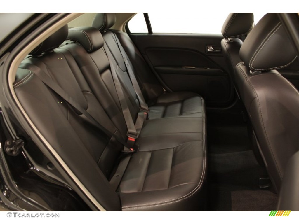 2012 Fusion SEL V6 - Black / Charcoal Black photo #17