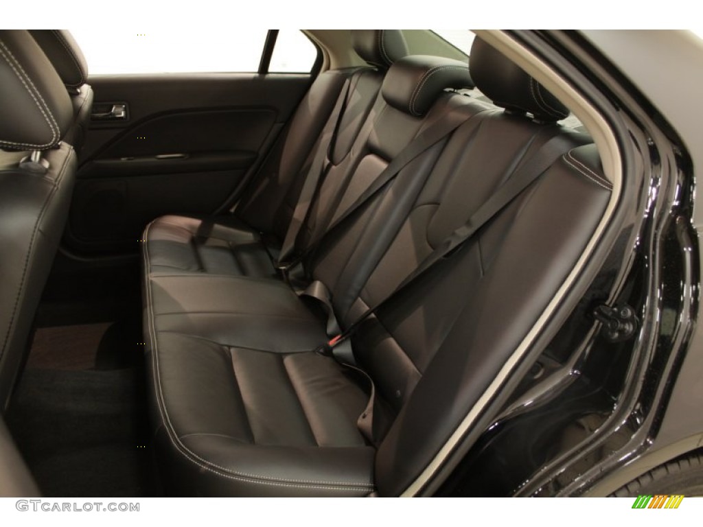 2012 Fusion SEL V6 - Black / Charcoal Black photo #18