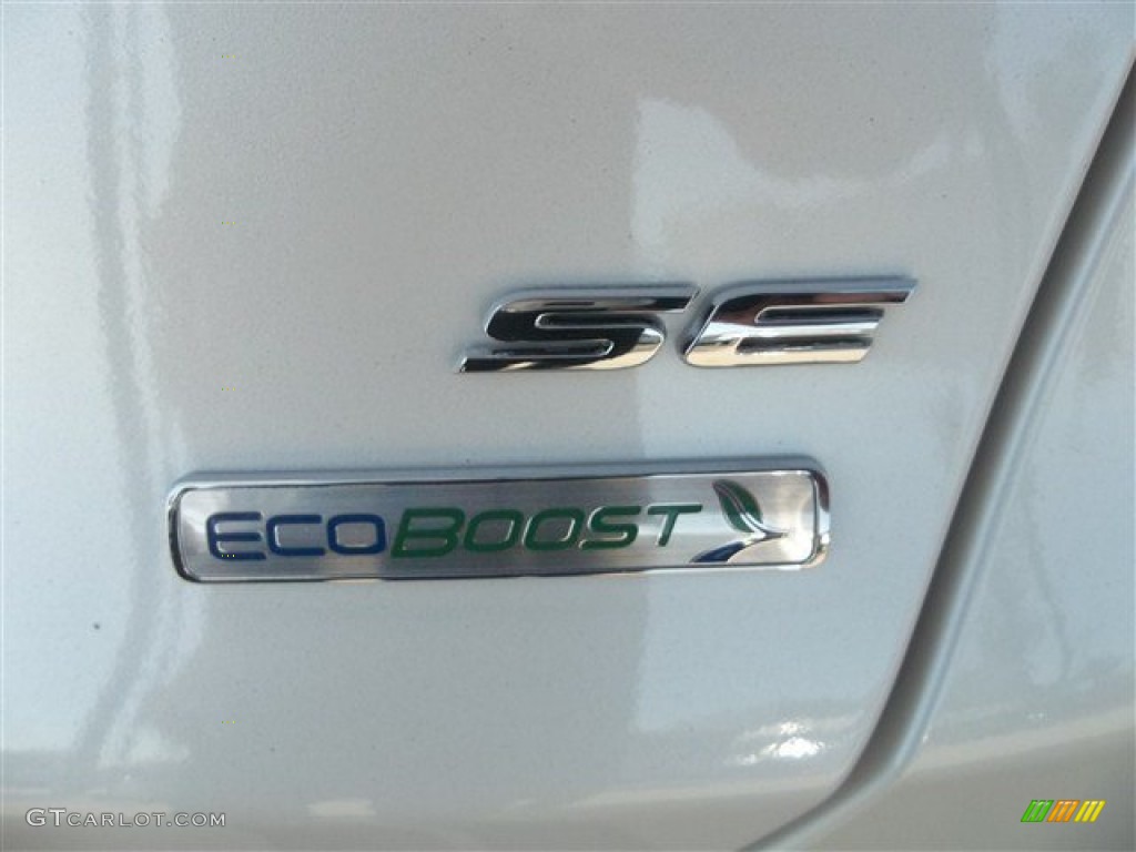 2013 Fusion SE 1.6 EcoBoost - White Platinum Metallic Tri-coat / Dune photo #7