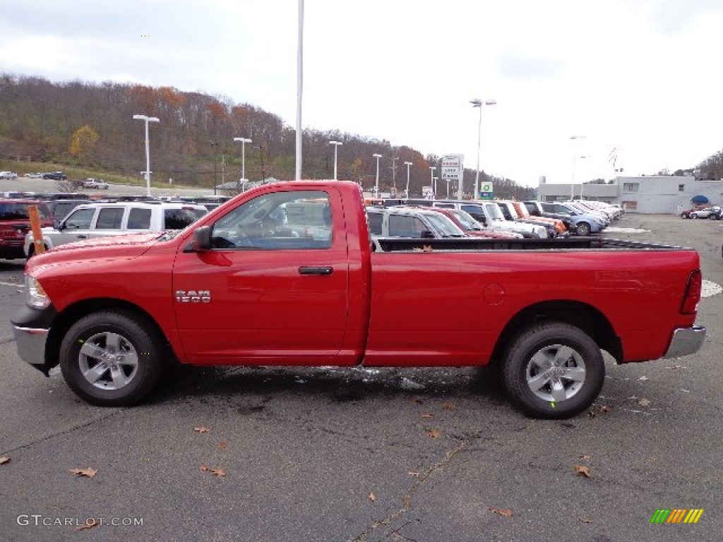 Flame Red 2013 Ram 1500 Tradesman Regular Cab Exterior Photo #73536549