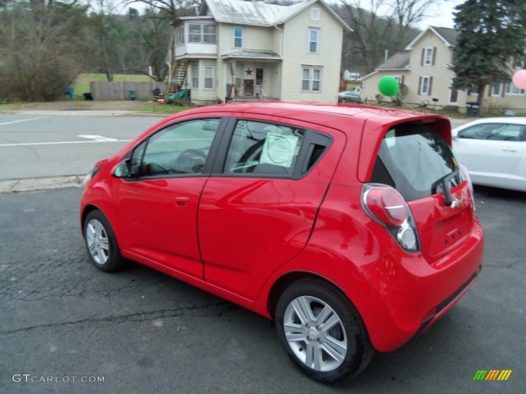 Salsa (Red) 2013 Chevrolet Spark LT Exterior Photo #73537098