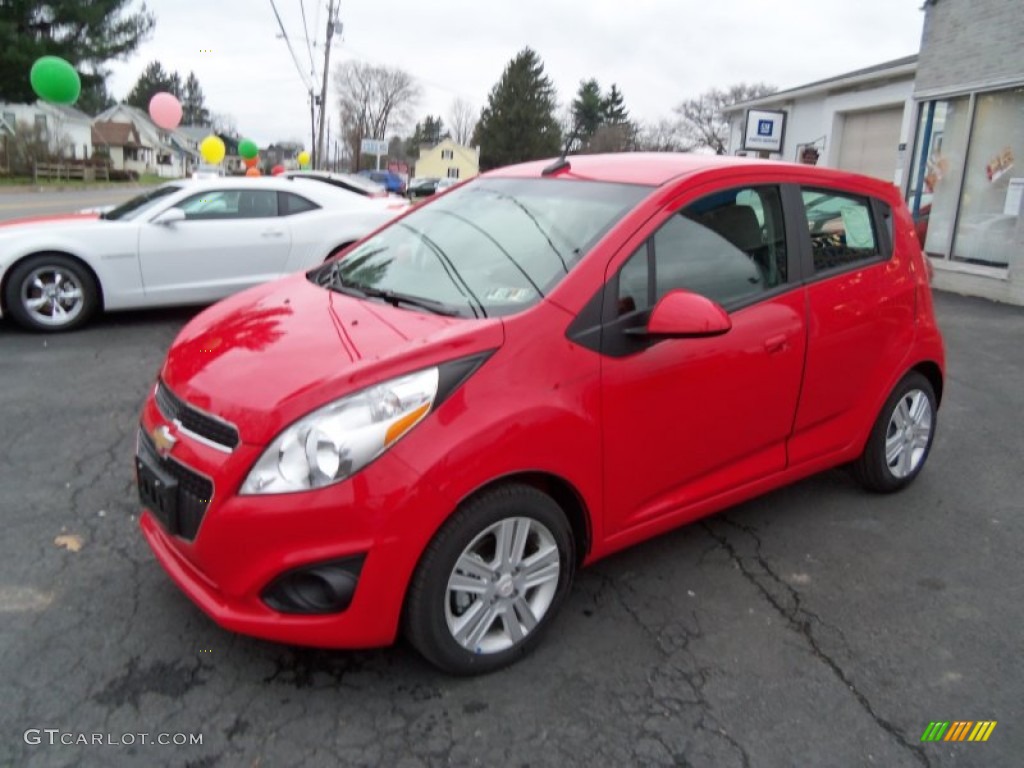 Salsa (Red) 2013 Chevrolet Spark LT Exterior Photo #73537104