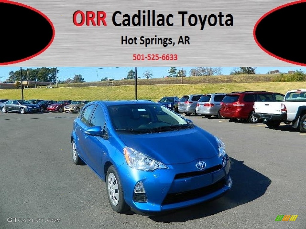 Blue Streak Metallic Toyota Prius c