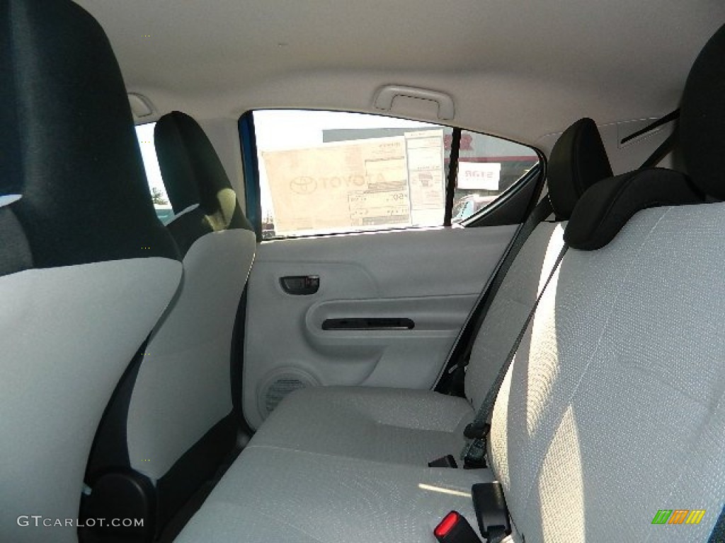 2012 Prius c Hybrid One - Blue Streak Metallic / Gray photo #12