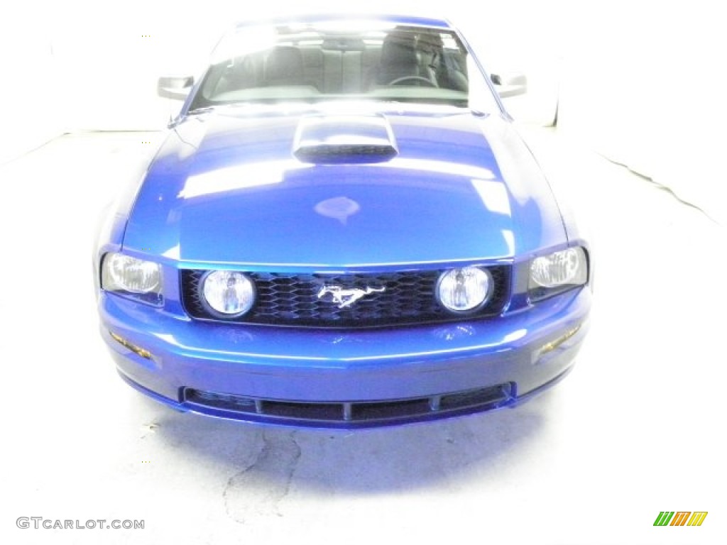 2009 Mustang GT Premium Coupe - Vista Blue Metallic / Dark Charcoal photo #2