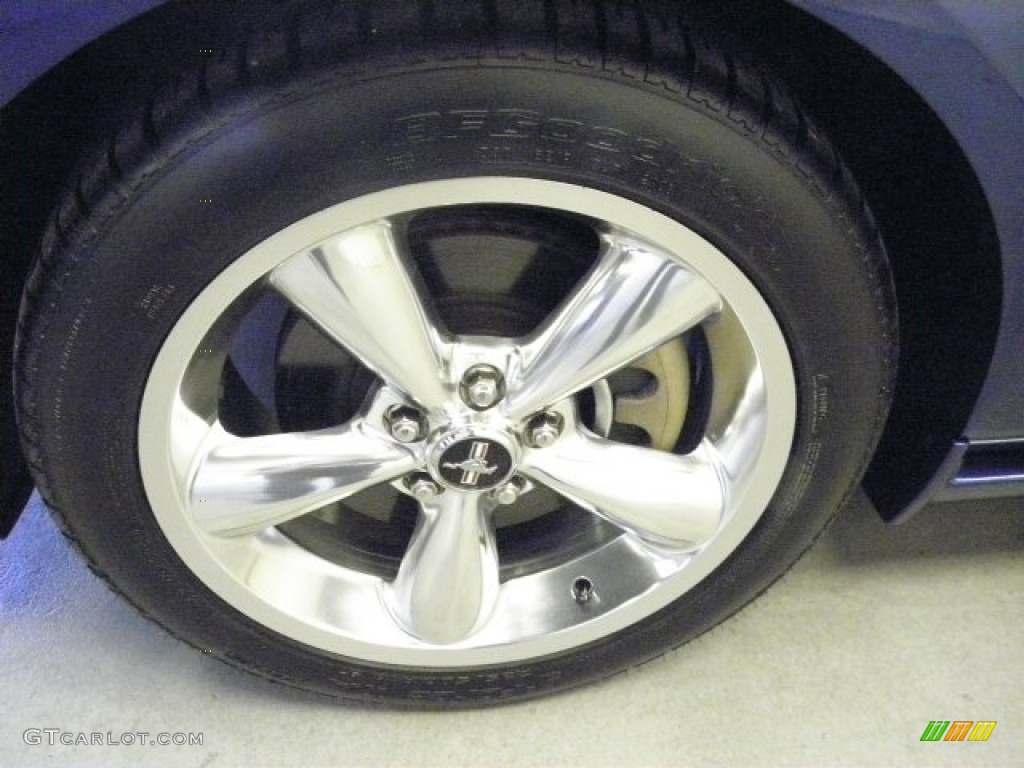 2009 Mustang GT Premium Coupe - Vista Blue Metallic / Dark Charcoal photo #4