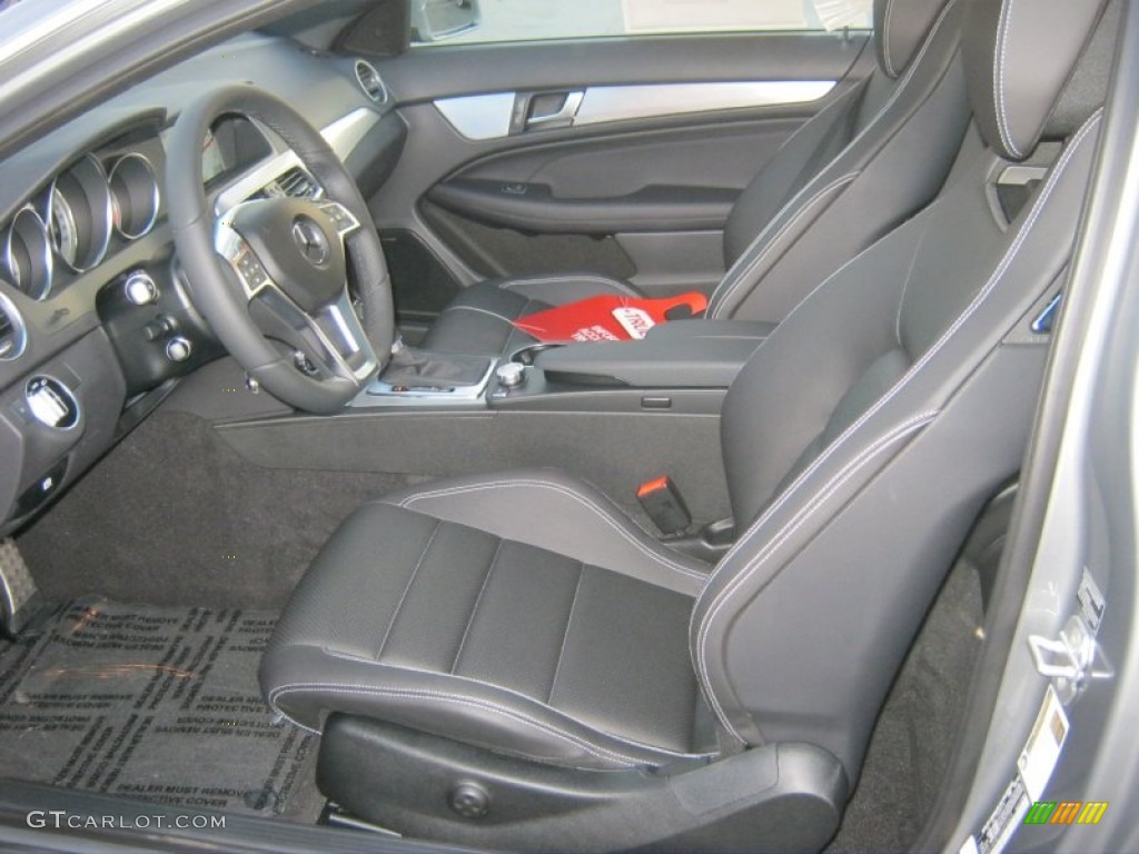 Black Interior 2013 Mercedes-Benz C 250 Coupe Photo #73539735