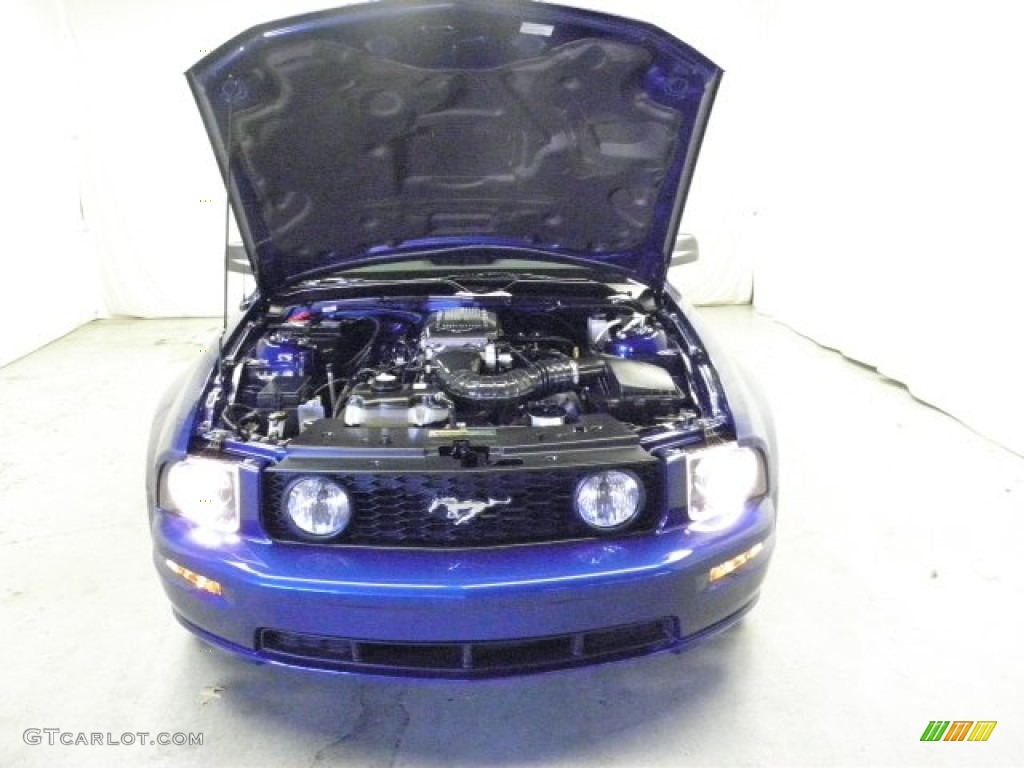 2009 Mustang GT Premium Coupe - Vista Blue Metallic / Dark Charcoal photo #16