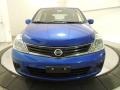 2011 Metallic Blue Nissan Versa 1.8 S Hatchback  photo #2