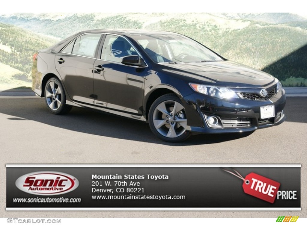 2012 Camry SE - Attitude Black Metallic / Black photo #1