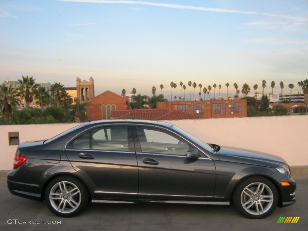 Steel Grey Metallic 2013 Mercedes-Benz C 250 Sport Exterior Photo #73540895