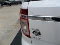 2013 White Platinum Tri-Coat Ford Explorer XLT  photo #6