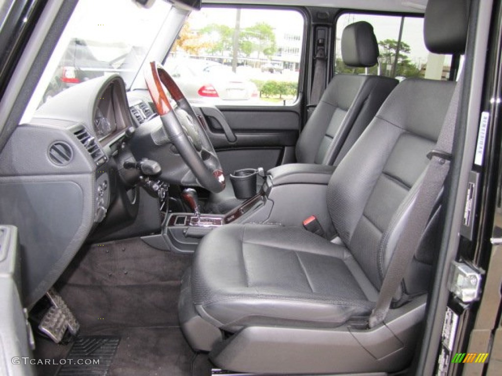 Black Interior 2010 Mercedes-Benz G 550 Photo #73541681