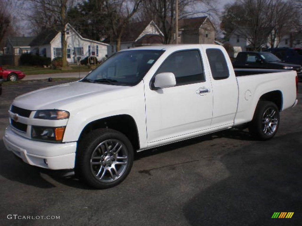 Summit White 2012 Chevrolet Colorado LT Extended Cab Exterior Photo #73542869