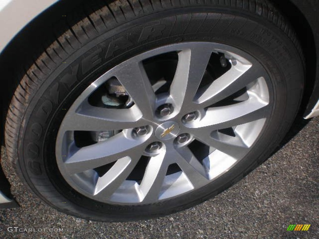 2013 Malibu LTZ - White Diamond Tricoat / Jet Black/Brownstone photo #2