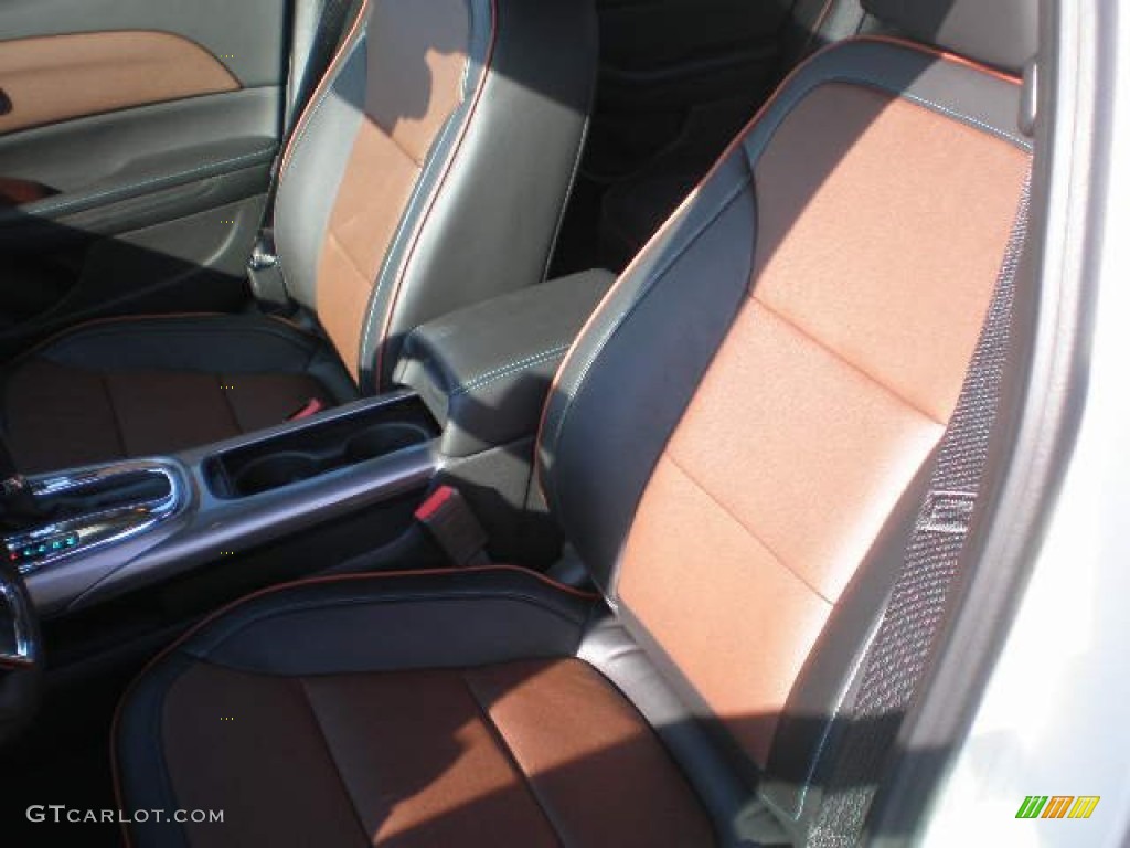 2013 Malibu LTZ - White Diamond Tricoat / Jet Black/Brownstone photo #4
