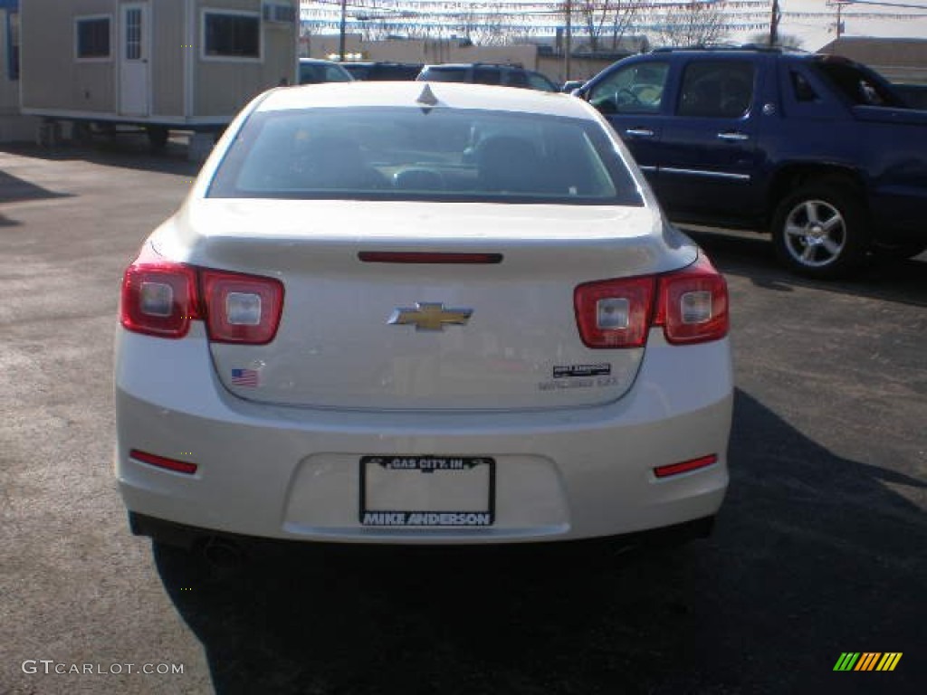 2013 Malibu LTZ - White Diamond Tricoat / Jet Black/Brownstone photo #7