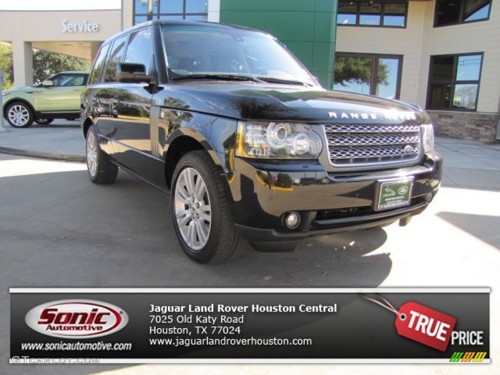 2010 Range Rover HSE - Santorini Black Pearl / Jet Black photo #1