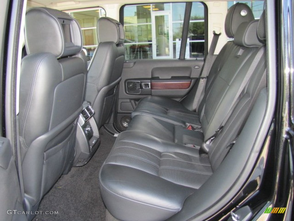 Jet Black Interior 2010 Land Rover Range Rover HSE Photo #73544417