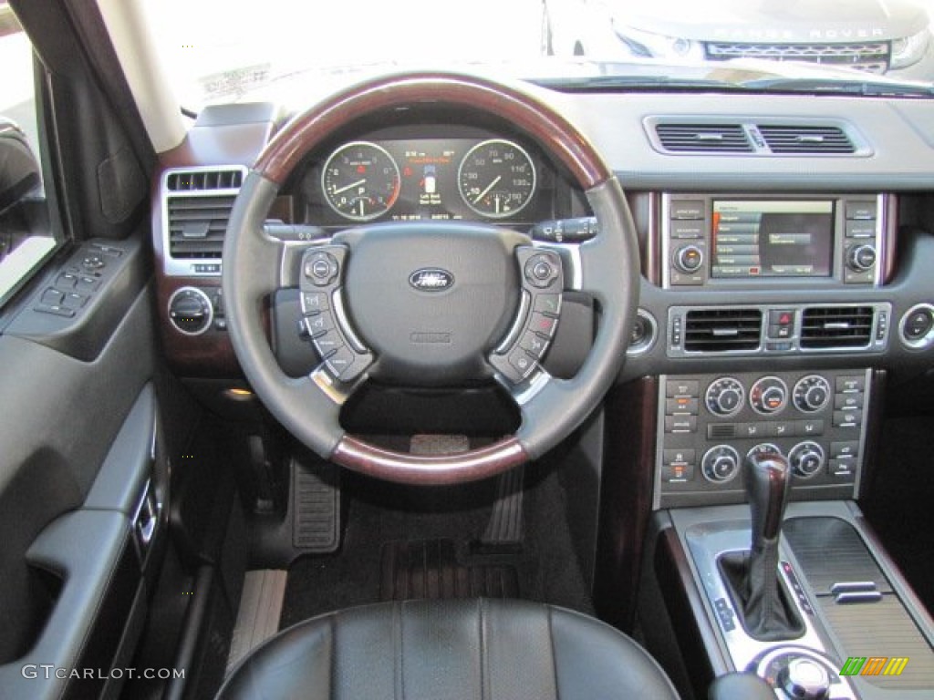 2010 Land Rover Range Rover HSE Jet Black Dashboard Photo #73544639