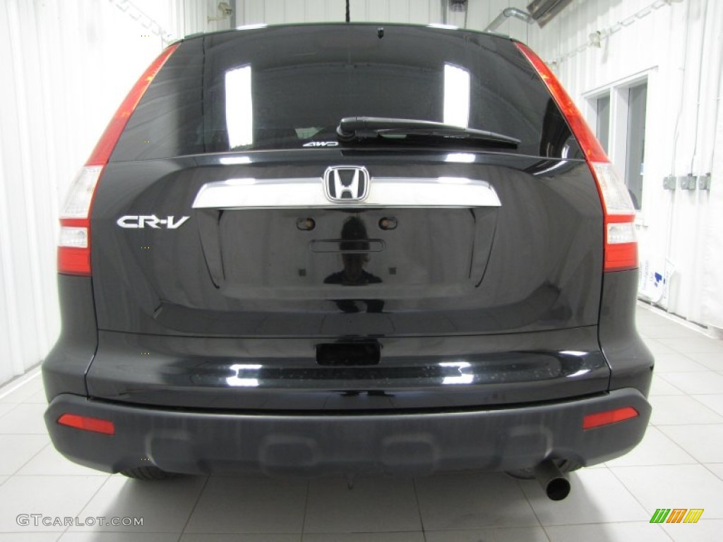2009 CR-V EX-L 4WD - Crystal Black Pearl / Black photo #4