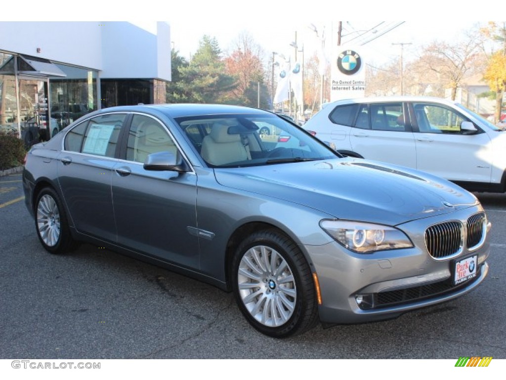 2012 7 Series 750i Sedan - Space Grey Metallic / Oyster/Black photo #3