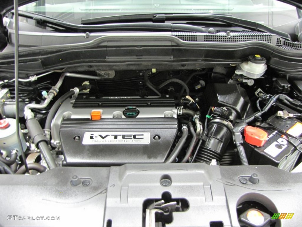 2009 CR-V EX-L 4WD - Crystal Black Pearl / Black photo #6