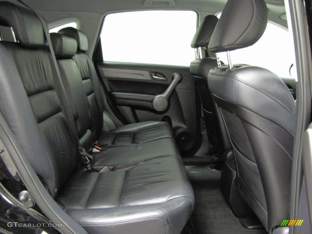 2009 CR-V EX-L 4WD - Crystal Black Pearl / Black photo #9