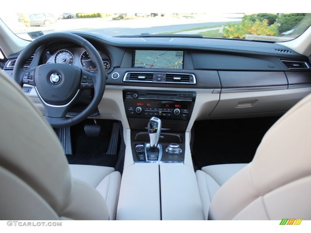 2012 7 Series 750i Sedan - Space Grey Metallic / Oyster/Black photo #13