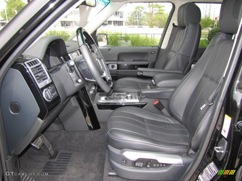 Jet Black/Ivory White Interior 2010 Land Rover Range Rover Supercharged Photo #73545794