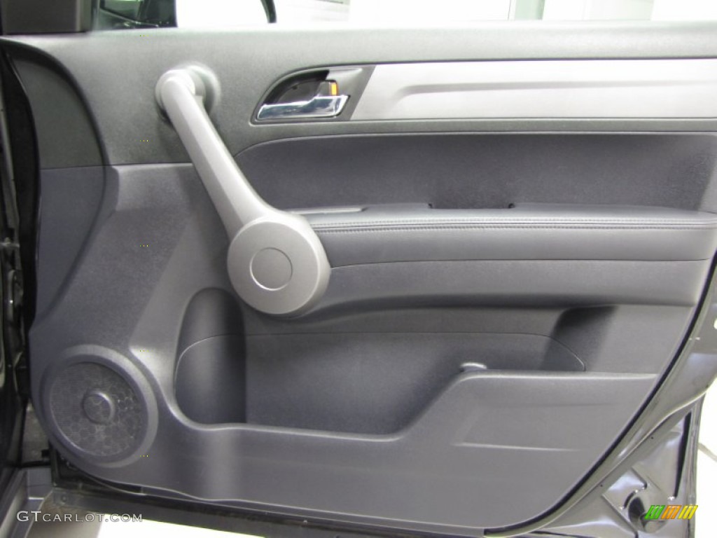 2009 CR-V EX-L 4WD - Crystal Black Pearl / Black photo #16
